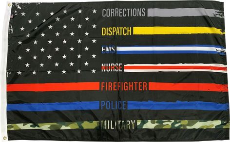 Patriotic Bunting, 1st Responders, Holiday Schedule, Firefighter Wife, First Responders, Fabric Flags, Custom Graphics, Health Check, Fire Station