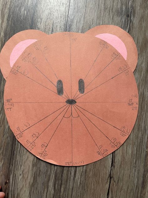 Unit Circle Project Ideas, Unit Circle Project, Circle Project, Parts Of A Circle, Unit Circle, Circle Ideas, Anime Muslim, Arts N Crafts, Ideas Creative