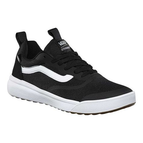 Vans UltraRange Rapidweld Sneaker - Black/White Mesh Sneakers Vans Outfit Hijab, White Mesh Sneakers, Stacy Peralta, Mens Vans Shoes, Vans Ultrarange, Tenis Vans, Vans Outfit, Sneakers Vans, Mesh Sneakers