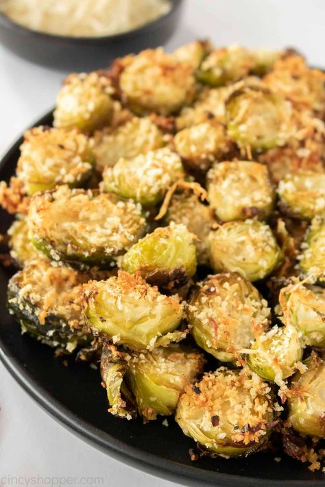 Parmesan Crusted Brussel Sprouts are an easy way to make better brussel sprouts. This tasty vegetable side dish is so crispy & delicious! Parmesan Crusted Brussel Sprouts, Crusted Brussel Sprouts, Vegetable Side Dish, Parmesan Crusted, Vegetable Side, Vegetable Sides, Vegetable Side Dishes, Brussel Sprouts, Brussels