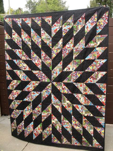 Star Burst Quilt Pattern, Missouri Star Quilt Pattern, Starburst Quilt, Black And White Quilt, Quilting Pantographs, Missouri Star Quilt Company Tutorials, Half Square Triangle Quilts Pattern, Missouri Quilt, Triangle Quilt Pattern