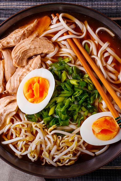 Turkey Ramen, Ramen Japanese, Easy Ramen, Turkey Pasta, Ramen Recipe, Quick And Easy Soup, Ramen Soup, Hamburger Meat Recipes, Shabu Shabu