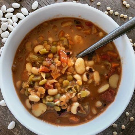 Vegan 13 Bean Soup Recipe, 13 Bean Soup Recipe Vegetarian, 13 Bean Soup Recipe, 13 Bean Soup, Bean Soup Mix Recipe, Bean Soup Crockpot, Daniel Fasting, 16 Bean Soup, Shelf Cooking