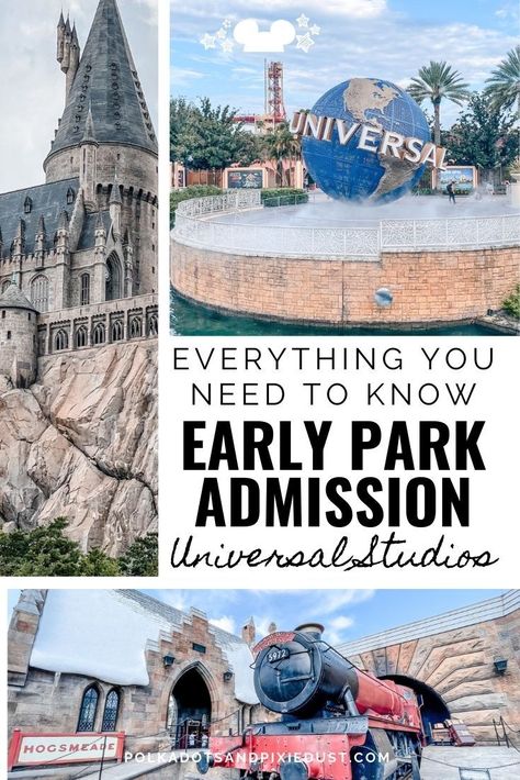 How to Make the Most of Early Park Admission. When to Go, what to do and how to avoid the crowds! #universalstudios #themeparks #polkadotpixies Universal Studios Orlando Rides, Universal Studios Orlando Planning, Universal Studios Orlando Trip, Universal Resorts, Universal Trip, Orlando Trip, Universal Parks, Harry Porter, Disney Florida