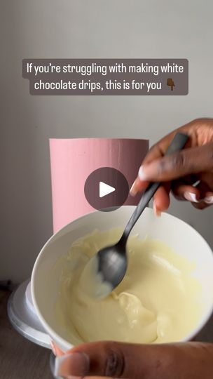 1.9K views · 224 reactions | Do you find working with white chocolate easy? I didn’t for a veryyy long time. Now, all I want to do is make colored drip cakes 😃 PS: I also can’t do without the drip bottle🥰 | Kanyeen - CAKES IN LONDON | Tony Ann · ICARUS White Chocolate Drip Cake, White Drip Cake, White Chocolate Drip, Decorating Desserts, Chocolate Drip Cake, Chocolate Drip, Chocolate Wafers, Find Work, Dessert Decoration