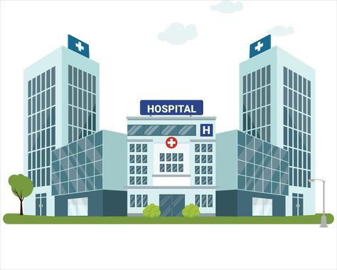 hospital building, stately and modern hospital. hospital and medication . vector Hospital Animation, Hospital Graphics, Hospital Illustration, Hospital Cartoon, Hospital Art, Hospital Games, Hospital Icon, Hospital Building, Modern Hospital