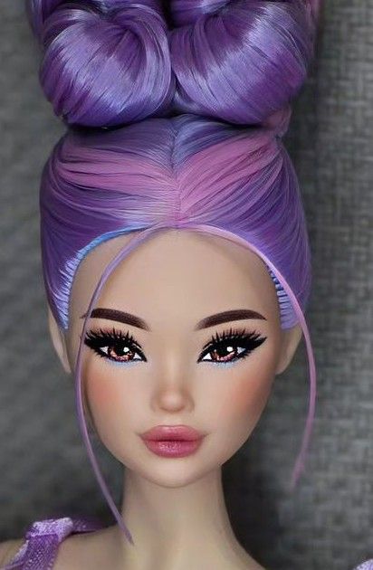 Barbie Doll Wallpaper Iphone, Ooak Barbie Repaint, Odile Barbie, Hijab Barbie, Pictures Of Barbie Dolls, Barbie Doll Hairstyles, Barbie Repaint, Barbie Hairstyle, Mermaid Toys