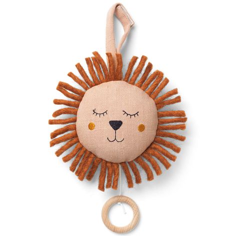 Ferm Living Kids, Bed Bumper, Cute Lion, Haken Baby, Modern Kids, Burke Decor, Ferm Living, Baby Sleep, Music Box