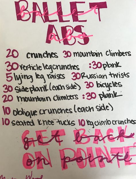 Do this every night to get those ballet abs that you’ve all ways wanted! 😍🥰 Ballerina Abs Workout, Ballet Abs Workout, Dancer Conditioning Workout, Starting Ballet As A Teen, Ballet Exercises Flexibility, How To Get A Dancers Body Fast, Dancer Abs Workout, Ballet Core Workout, How To Get Better At Ballet