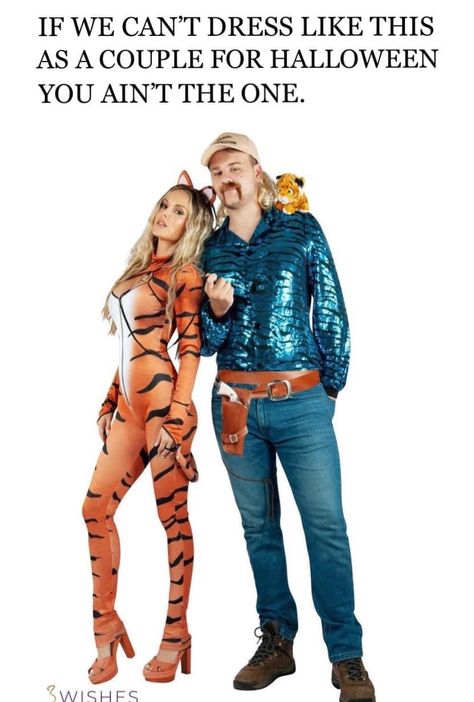 Joe Exotic Costume, Honey Costume, Costume Couple, Best Couples Costumes, Tiger Costume, King Costume, Joe Exotic, Couples Costume, Tiger King