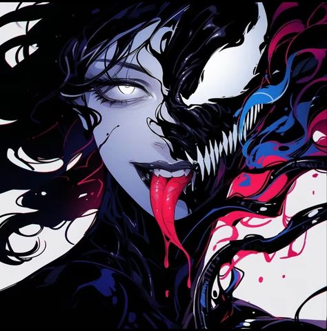 Venom Girl, Spiderman Girl, Venom Spiderman, Female Villains, Spiderman Artwork, Female Knight, His Voice, Marvel Art, Anime Artwork