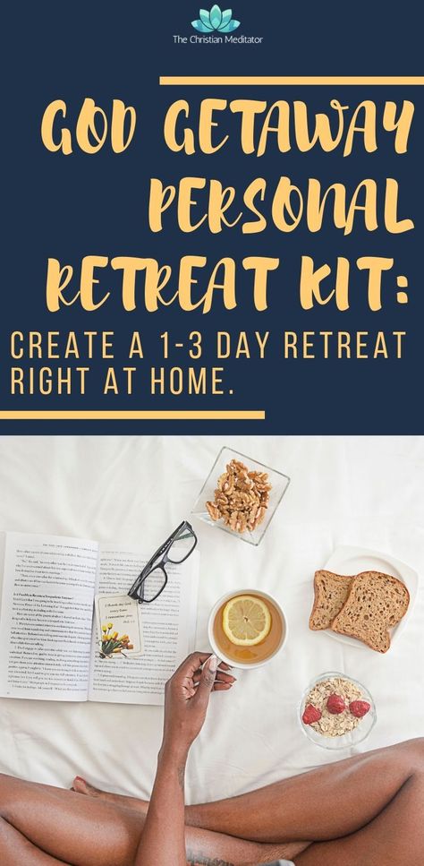 God Getaway Personal Retreat Kit: Create a 1-3 day retreat right at home. Best Women’s Retreat, Personal Retreat Ideas, At Home Retreat, Womens Retreat Themes, Bucket List Ideas For Women, Retreat Planning, Retreat Activities, Retreat Themes, Christian Retreat