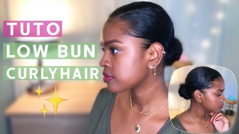 low bun,hair tutorial,easy bun,chignon,bun,coiffurefacile,chignonfacile,chignonsimple,raie sur le côté,facile,débutant,cheveux boucles,protective style,coiffure protectrice,cute hairstyles,how to style,easy 5 minute,how to bun,updo for curly hair,sleekbun,howto,slicklowbun,lowbun,coiffures rapides,coiffures simples,coiffures instagram,coiffure,coiffures curly hair,coiffures cheveux crepus,frises,boucles,coiffures cheveux frisés,coiffures cheveux bouclés Edge Tutorial, Easy Low Bun, Chignon Simple, Low Bun, Curly Hair Styles, Braids, The Creator, Hair Styles, Hair