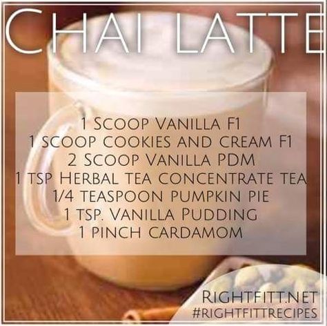 Chai Latte with Herbalife #rightfitt #coachcaley Hot Herbalife Drinks, Herbalife Hot Shake Recipes, Herbalife Hot Tea Recipes, Herbalife Hot Chocolate Recipe, Hot Herbalife Tea Recipes, Herbalife Lifted Tea Recipes, Chai Tea Herbalife Recipes, Herbalife Hot Coffee Recipes, Herbalife Hot Shakes