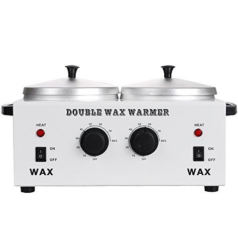 DOUBLE Wax Warmer Professional Electric Heater Dual Parrafin Hot Facial Skin Equipment SPA Adjustable Temperature Set *** Visit the image link more details. Wax Heater, Wax Pot, Waxing Salon, Esthetician Room Decor, Esthetics Room, Wax Heaters, Spa Hair, Esthetician Room, Facial Waxing