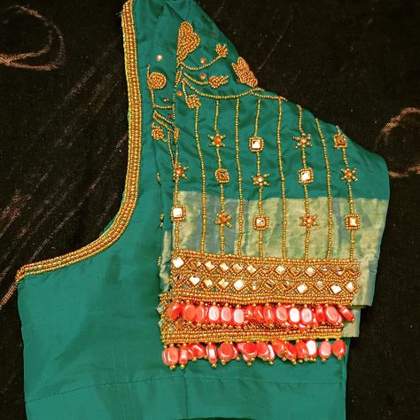 Beads Work, Blouse Designs Latest, Blouse Designs, Bead Work, Tablet, Embroidery, Beads, Design