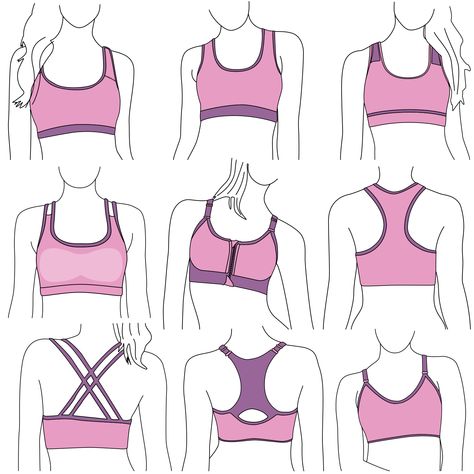 Wondering what type of bra to wear for your workout session? Well, you came to the right place. Our sports bra guide will give you the best suggestion for your workouts. If you are into low intense workout, we have the best low-impact bras. If you enjoy high impact activities then you can wear our high-impact bras for best support and comfort. If you are a heavy busted woman, then try out our compression bras and enjoy the stress free workout. Know all types of bras and pick your favorite. Type Of Bra To Wear, Sport Bra Outfits, Bra Guide, Types Of Bras, Types Of Sports, Sports Bra Outfit, Compression Bra, Best Sports Bras, Sports Bra Set