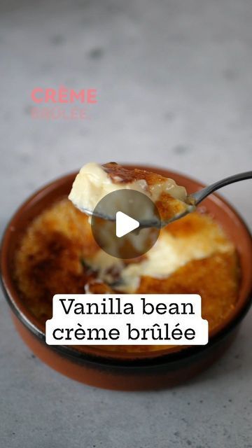 6.8K views · 1K likes | Said M'Dahoma | Pastry Chef/Neuro-PhD on Instagram: "Recipe+ tips⬇️

Crème brûlée can really convey the flavor of vanilla beans like no other dessert! Make sure to let the pod along with the bean when you are infusing the milk+cream and infuse for as long as possible. The longer you infuse, the stronger the vanilla flavor will be. I don't use the water bath technique, I prefer to bake at a low temperature at 100C for 50 minutes (not 30). Baking time depends on your oven. You know that the creme is baked when it's jiggly in the centre.

Ingredients for 4 creme brulee ramekins
1/3 of a vanilla pod
Milk:100 ml
Whipping cream (33% fat): 200 ml
Egg yolks: 60g (4 egg yolks)
Granulated sugar: 30g (1 tbsp) 
Cane sugar to burn

Open the vanilla pod to extract its beans. Put Cream Brulee, Vanilla Pod, Vanilla Beans, Vanilla Flavor, Milk Cream, Egg Yolks, Whipping Cream, Cane Sugar, Pastry Chef