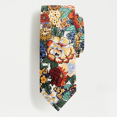 J.Crew: Tie In Liberty® Royal Peony Ties Mens Fashion, Men's Ties, Tie Men, Mens Tie, Liberty London, Cool Ties, Crew Clothing, Long Island City, Wedding Mood Board