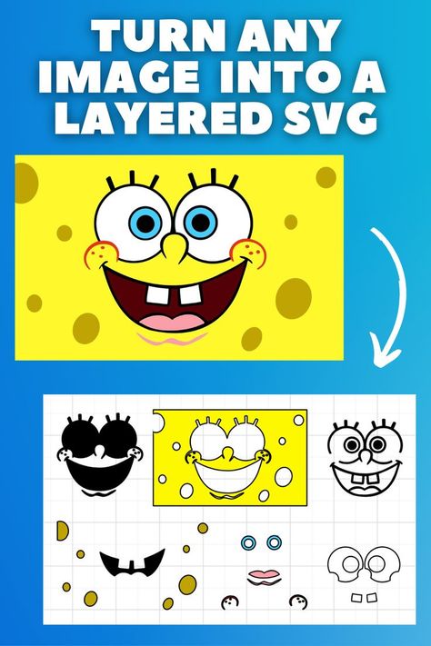 In today’s tutorial, I’ll show you how to turn any image into a multi-layer SVG file. You can upload the file directly to Cricut Design Space, and it will already be sorted by color into layers on your canvas. This technique is awesome for creating tumblers and other personalized items with cartoon and Disney characters. I will also show you what I find to be the easiest technique for layering the vinyl, with the transfer tape and parchment paper method. How To Make A Multi Layer Svg, Layered Vinyl Designs, Multi Layer Svg, Cricut Projects Easy, Minnie Mouse Birthday Cakes, Layered Art, Layered Vinyl, Layered Svg, Cricut Designs