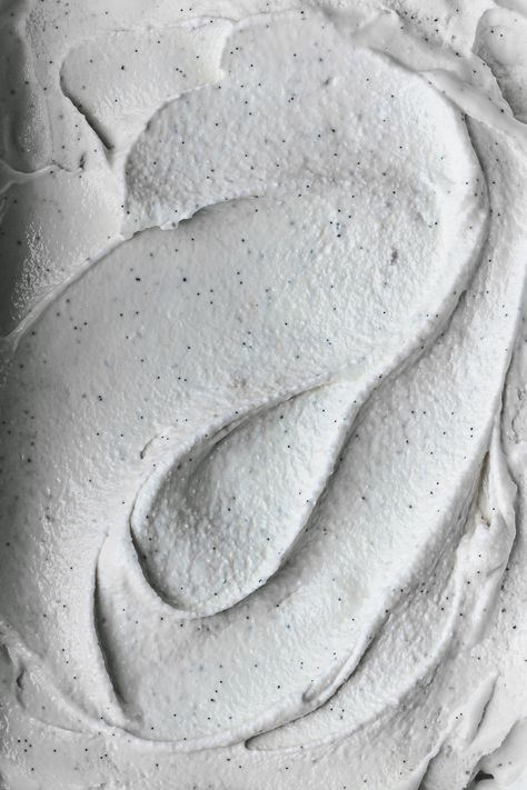 The Creamiest Vanilla Bean Ice Cream - The Kate Tin Creamy Ice Cream, Bean Ice Cream, Vanilla Bean Ice Cream, Ice Cream Machine, An Ice Cream, Baking Paper, Soft Serve, Vanilla Flavoring, Vanilla Bean