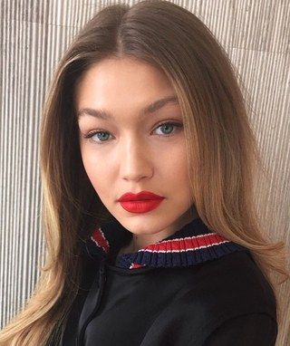 Best Drugstore Red Lipstick, Gigi Hadid Makeup, Perfect Red Lipstick, Best Red Lipstick, Bella Gigi Hadid, Gigi Hadid Style, Hadid Style, Red Lipstick, Real Beauty