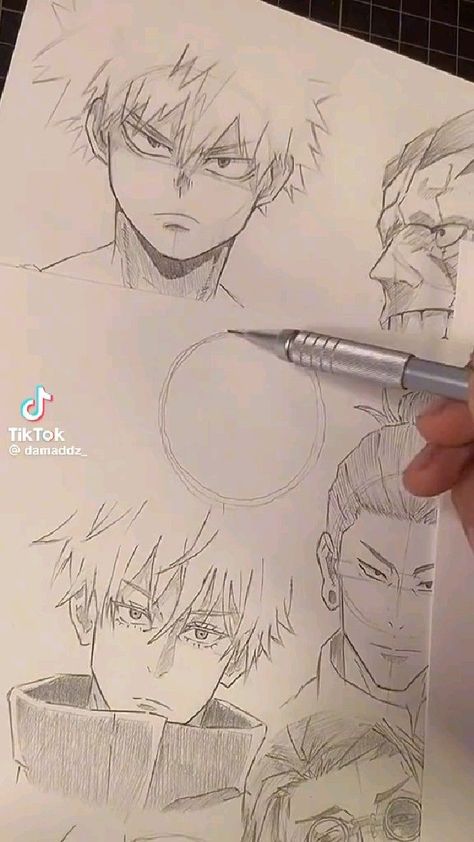 Beginner Manga Drawing, Basics Of Anime Drawing, How To Make Anime Character, Art Tips For Beginners Anime, Anime Drawing Learning, Learn Anime Drawing, Anime Drawing Tricks, How To Draw Jujutsu Kaisen Characters, Anime Head Drawing Tutorial Step By Step