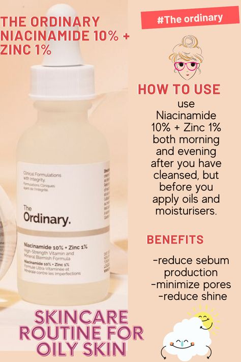 Ordinary Niacinamide, Ordinary Skincare, Acne Prone Skin Care, Best Acne Products, Ordinary Products, The Ordinary Skincare, Basic Skin Care Routine, Skin Care Routine Steps, Skin Routine