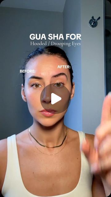 Beauty Facial Yoga on Instagram: "Drop ❤️ if you want more posts like this
🌿
Great content by @chrissybriel Follow her for more!
🌿
.
Gua Sha feels like it should be illegal 😂
Here’s some moves you can do to correct hooded or drooping eyes. Consistency (even 5 minutes a day) is where things get REALLY good." Gua Sha Map, Gua Sha For Hooded Eyes, Gua Sha For Neck Lines, Face Gua Sha, Gua Sha For Jawline, Gua Sha For Droopy Eyelids, Face Yoga For Hooded Eyes, Gua Sha Neck, Gua Sha Full Body Technique