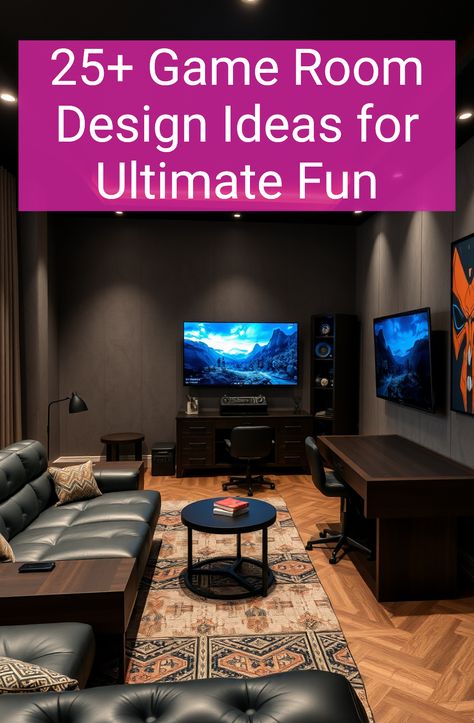 25+ Game Room Design Ideas for Ultimate Fun