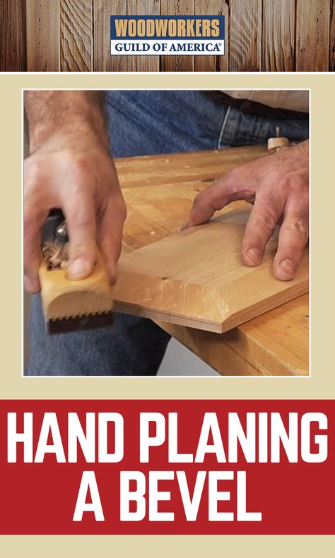 Putting a bevel on the ends of your boards is a great way to make the board look more delicate for your next woodworking project. George Vondriska takes you step-by-step through the process of creating an eye catching, hand planed bevel on his shelving project using a hand plane along with some elbow grease. Kids Woodworking Projects, Advanced Woodworking Plans, Woodworking Projects For Kids, Woodworking Books, Woodworking For Kids, Learn Woodworking, Popular Woodworking, Beginner Woodworking Projects, Woodworking Jigs