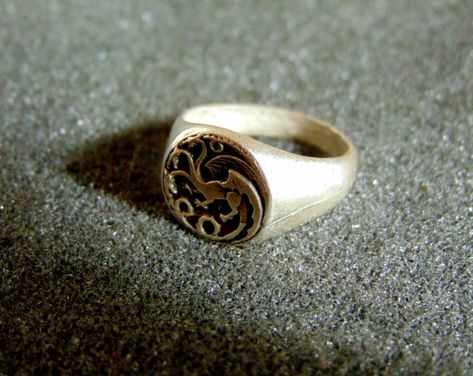 Three Headed Dragon, Ring Game, Targaryen Aesthetic, Dragon Ring, House Targaryen, Dragon Jewelry, Sterling Silver Jewellery, Beautiful House, Jewelry Sterling Silver