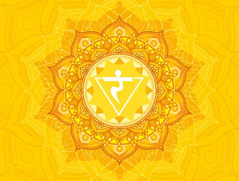 Yellow Chakra, Art Chakra, Solar Plexus Chakra Healing, Vishuddha Chakra, Manipura Chakra, Minted Art, Chakra Symbols, Chakra Art, Chakra Colors