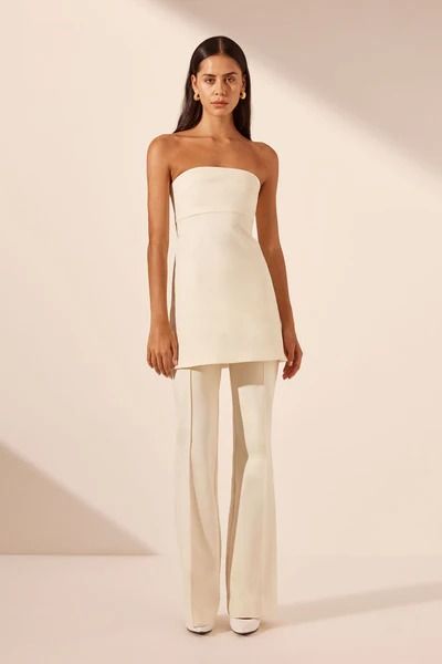 Bridal Dresses - Shona Joy International – Page 3 Bridesmaid Pants, 2026 Wedding, White Ootd, How To Style A Maxi Dress, Second Dress, Wedding Wardrobe, Australian Fashion Designers, Wedding 2025, Shona Joy