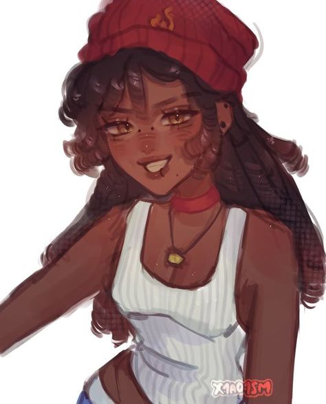 Poc Pfps Girl Poc Pfps Ideas In 2022 Poc Pfps, Red, Hair, Anime, Black