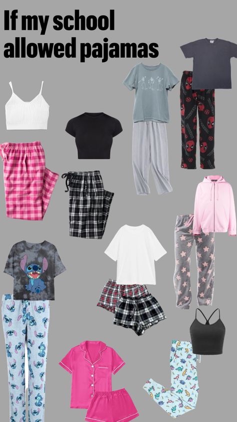 #outfitinspo #pajamas #comfy Comfy Pajama Outfits, Pajama Outfits For School, Preppy Outfits For School, Comfy Pajama, Girl Pajamas, Cute Birthday Ideas, Outfits For School, Pajama Outfits, Pajamas Comfy