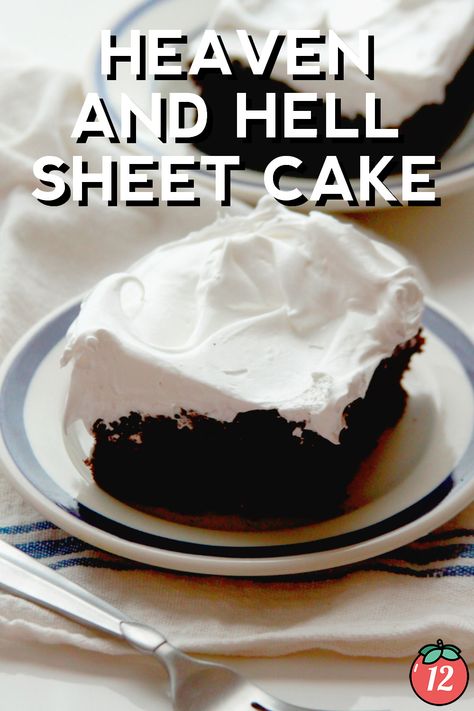 Orange Sheet Cake Recipe, Heaven And Hell Sheet Cake 12 Tomatoes, Quarter Sheet Cake Recipe, Heaven And Hell Cake, Hostess Sheet Cake, Heaven And Hell Sheet Cake, Sheet Cakes Recipes, Easy Sheet Cake Recipes, Twelve Tomatoes