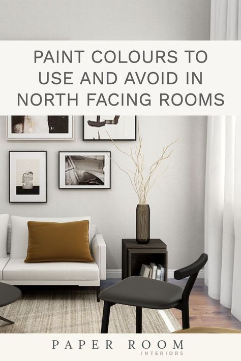 North Facing Open Plan Kitchen, Best Paint For North Facing Bedroom, Blue North Facing Bedroom, North Facing Entryway, Lounge Room Wall Colours, Green Paint For North Facing Room, Colours For Dark Rooms, Northwest Facing Room Paint, Paint For North Facing Bedroom