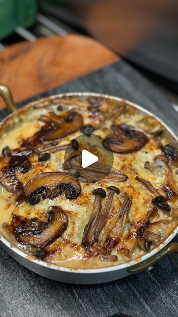 Sofia Misabishvili on Instagram: "Potato and Mushroom Gratin with Gorgonzola   Au gratin potatoes don’t get the love they deserve. I took this Potato and Mushroom Gratin to another level and added some Gorgonzola cheese along with some mushrooms.  🥔Potatoes: Russet potatoes are best for gratins as they keep their shape while they bake.  🥛Heavy Cream: The fat in the cream gives you the rich flavor of the gratin. You can’t swap half and half or milk and get the same results.  Ingredients:  -4 medium russet potatoes, sliced thinly -1 tablespoon olive oil -250 g mushrooms (mixed) -200 ml heavy cream  -1 teaspoon fresh garlic (pressed) -150 g Gorgonzola  -100 g grated gruyère -Salt and pepper to taste   Instructions:   •Preheat oven to 400°F degrees.  •In a small skillet, add olive oil and mu Potato And Mushroom Gratin, Mashed Potatoes Mushrooms, Potato Mushroom Bake, Potato And Mushroom Recipes, Gorgonzola Potatoes, Kid Friendly Smoothie Recipes, Mushroom Gratin, Potato And Mushroom, Potato Au Gratin