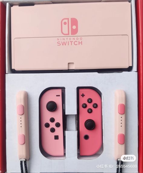 Nintendo Switch Cases Aesthetic, Pink Switch Aesthetic, Nintendo Switch Pink Aesthetic, Pink Nintendo Aesthetic, Nintendo Switch Accessories Case, Nintendo Switch Customization, Nintendo Switch Ideas, Pink Nintendo Switch Aesthetic, Pink Gamer Aesthetic