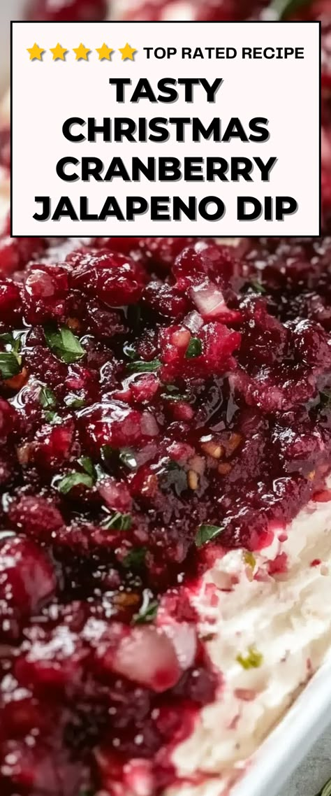 Image for Christmas Cranberry Jalapeno Dip Cranberry Dip Recipes, Cranberry Jalapeno Cream Cheese, Cranberry Jalapeno Cream Cheese Dip, Cranberry Jalapeno Dip, Jalapeno Dip Recipes, Cranberry Cream Cheese Dip, Jalapeno Cream Cheese Dip, Jalapeno Cream Cheese, Cranberry Dip