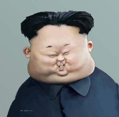 Kim Jung Un, Celebrity Caricatures, Kim Jong, Caricatures, Celebrities, Instagram, Art, Norte