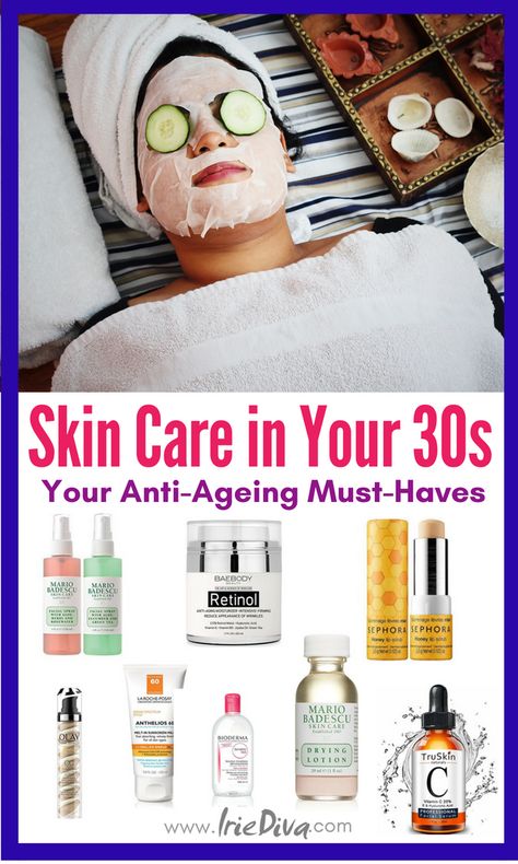 Best Skin Care for 30s - Your Anti-ageing must have skin care products #skincare Best Skin Care Products For 30s, Best Face Products For 30s, Skin Care For Women In Their 30s, Skin Care Routine 30s Sensitive Skin, Best Skin Care Products For 40, Skin Care Over 30 For Women, Best Skin Routine For 30s, Trending Skin Care Products, Skin Care Regimen For 30s