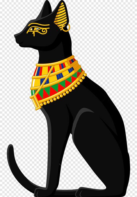 Ancient Egypt Art Drawing, Egypt Cat Tattoo, Ancient Egypt Painting, Egypt Bastet, Egyptian Art Drawing, Egyptian Cat Art, Egypt Cat Drawing, Egyptian Cats Art, Egypt Cat Art