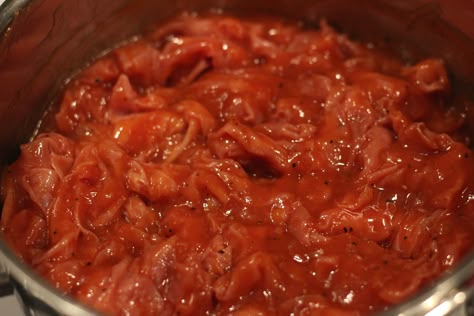 Chipped chopped ham bbq Chipped Ham Recipes, Ham Barbeque Recipes Crock Pot, Bbq Ham Steak Recipes, Ham Bbq Recipe, Pittsburgh Ham Bbq Recipe, Barbecue Ham, Ham Bbq Crockpot Chipped, Isalys Chipped Ham Bbq, Chipped Ham Bbq Pittsburgh Crockpot