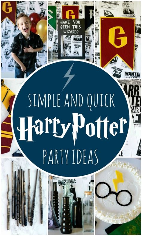 Harry Potter Birthday Party Harry Potter Banquet Table, Easy Harry Potter Party Ideas, Harry Potter 11th Birthday Ideas, Harry Potter Party Activities, Harry Potter Birthday Party Ideas Kids, Harry Potter 1st Birthday Boy, 9 Birthday Party Ideas, Harry Potter Birthday Banner, Hogwarts Birthday Party