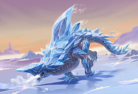 ArtStation - Ice Adventure - Character designs Ice Beast Fantasy Art, Ice Monster Fantasy Art, Fantasy Ice Creatures, Ice Monster Art, Ice Fantasy Art, Ice Concept Art, Ice Dragon Art, Ice Alien, Ice Creature