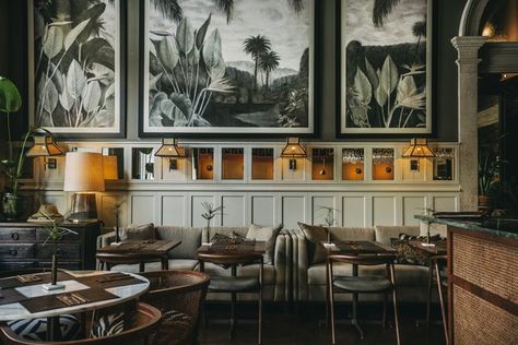 Photo 11 of 11 in This Moody Boutique Hotel in Porto Highlights a Global Palette of Materials - Dwell Bar Restaurant Design, Architecture Restaurant, Luxury Hotel Design, Studio House, Design Café, Hotel Entrance, Vogue Living, Hotel Boutique, Hotel Interiors