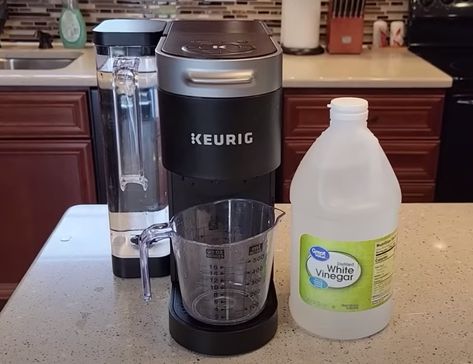 How to Descale Keurig Supreme (Plus) with Vinegar? Easy Way! Descaling Keurig, Cleaning Keurig With Vinegar, Descale Keurig, Keurig Cleaning, Keurig Mini, Keurig Coffee Maker, Charcoal Water Filter, Charcoal Water, Keurig Coffee Makers