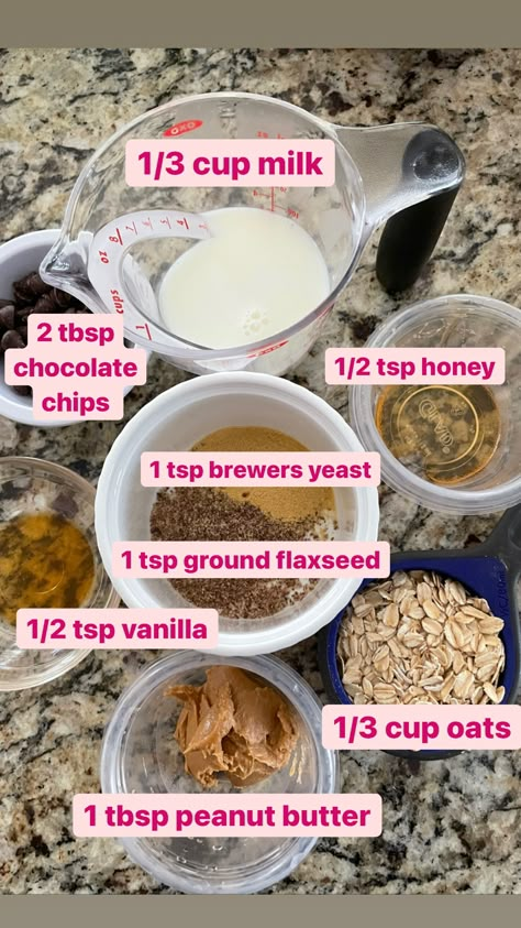 Lactation Overnight Oats Brewers Yeast Smoothie, Diy Lactation Recipes, Overnight Oats For Lactation, Breastfeeding Overnight Oats, Lactation Overnight Oats Recipes, Overnight Oats Lactation, Overnight Oats Breastfeeding, Overnight Oats For Breastfeeding, Breastfeeding Breakfast Ideas